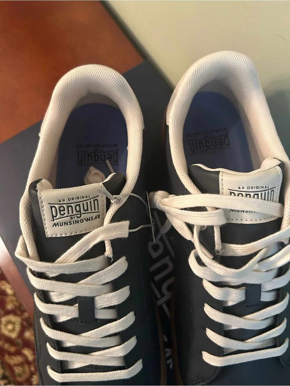 NWT Original Penguin Garret Sneaker - Navy Leather